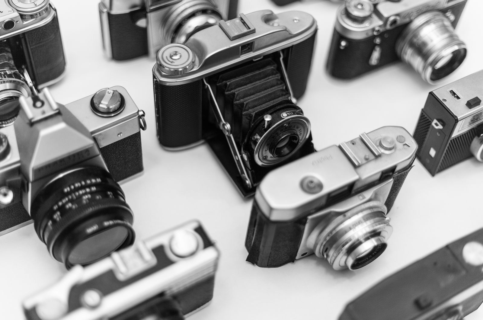 Cinema camera on a film set
